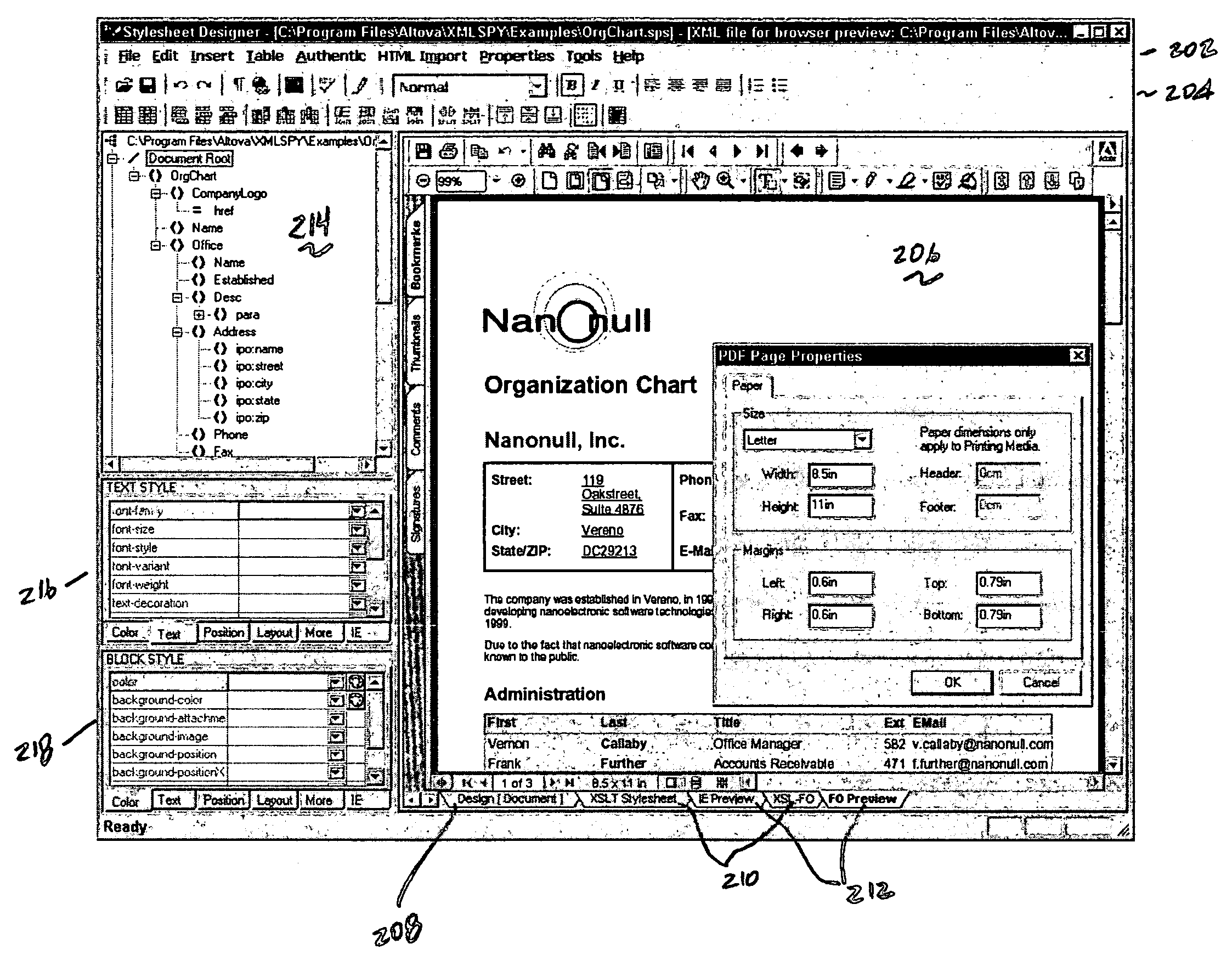 Method and system for automating creation of multiple stylesheet formats using an integrated visual design environment