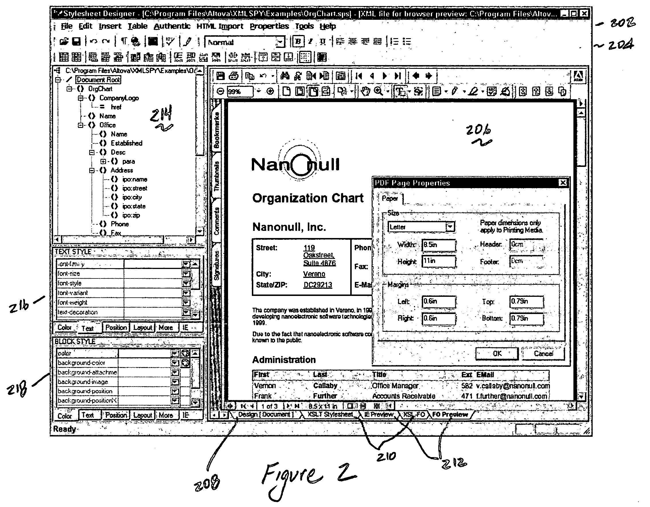 Method and system for automating creation of multiple stylesheet formats using an integrated visual design environment