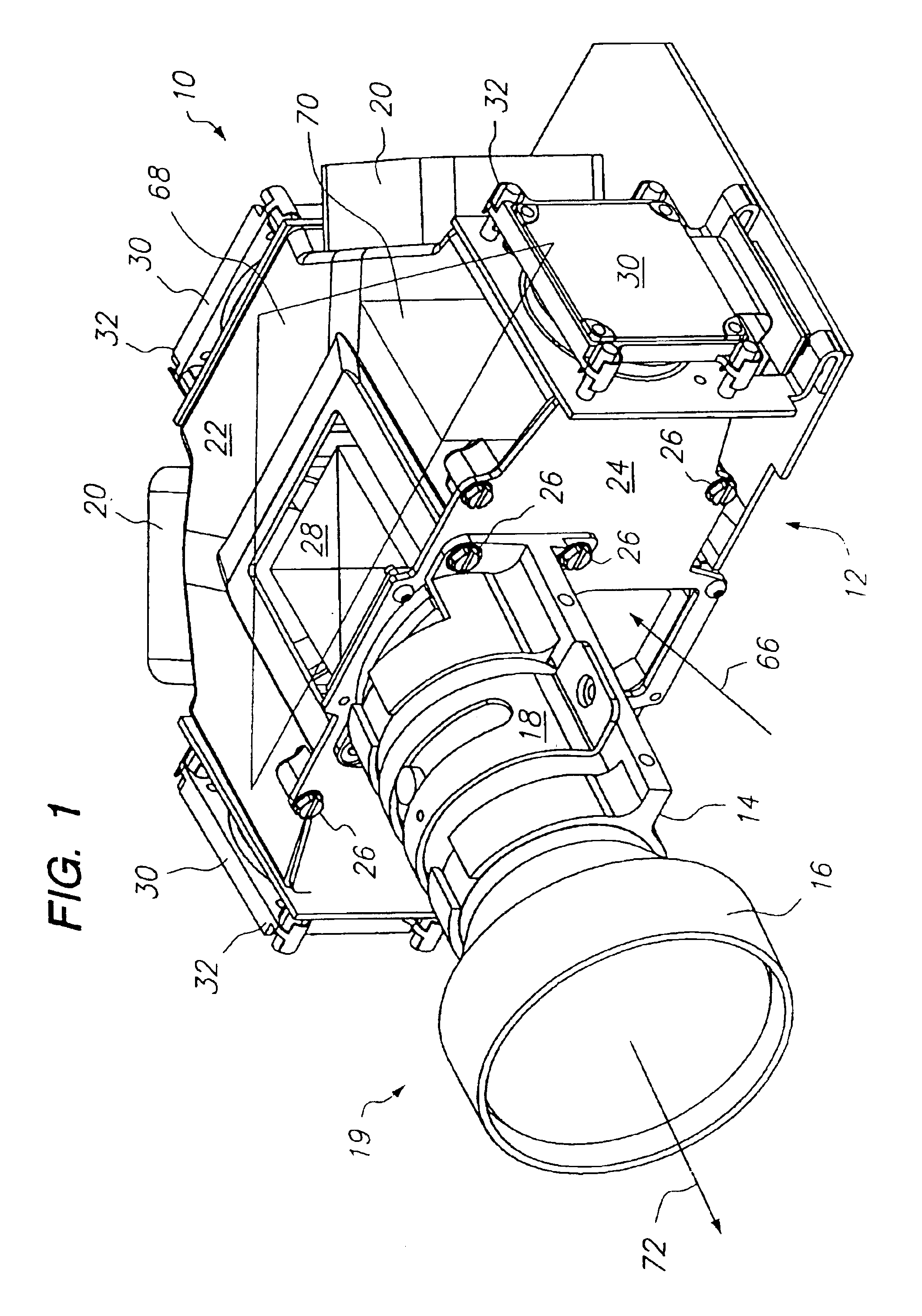 Multi channel imaging engine apparatus