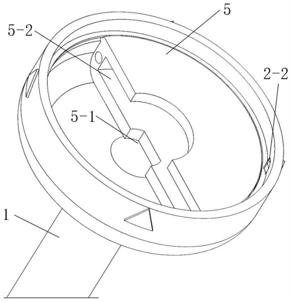 Self-adaptive screw-in type double-buckle microsyringe