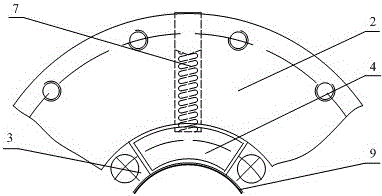 A brake device for linear motor