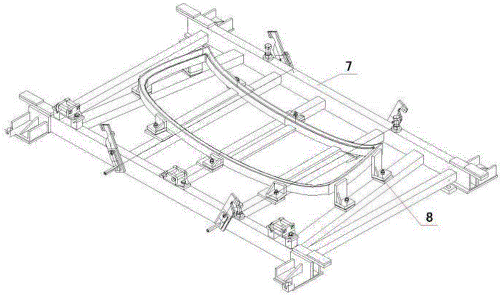 A method for improving the wear resistance of automobile glass concave mold