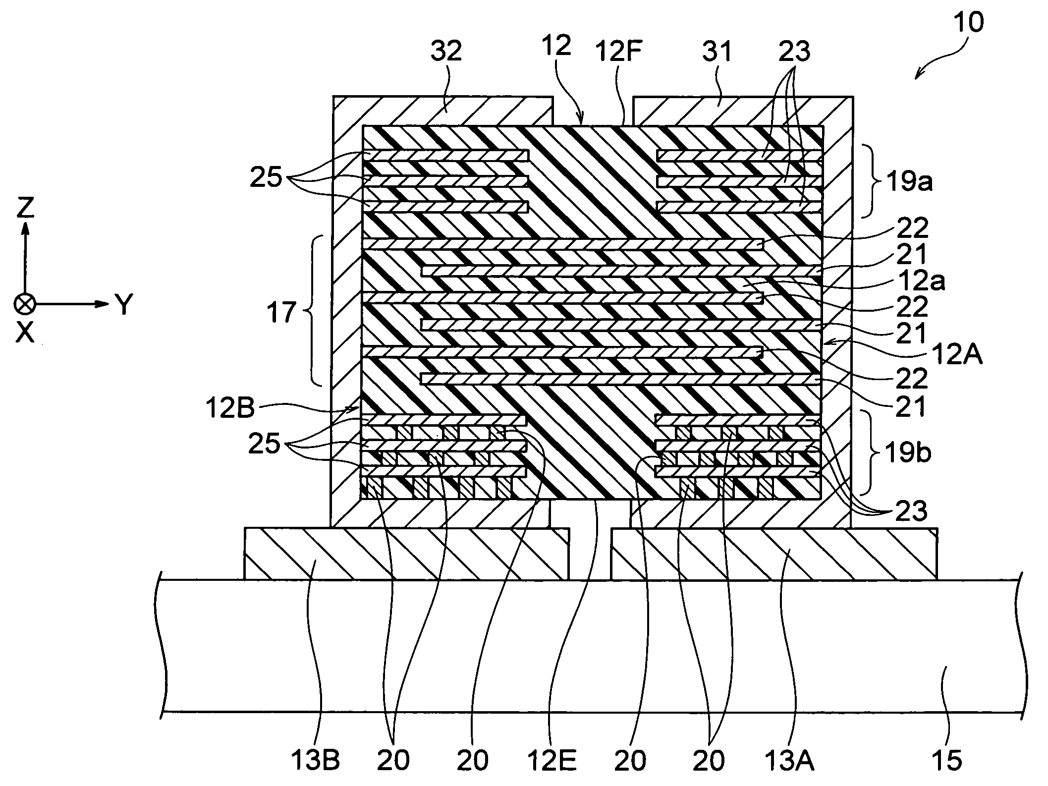 Multilayer capacitor, manufacturing method thereof