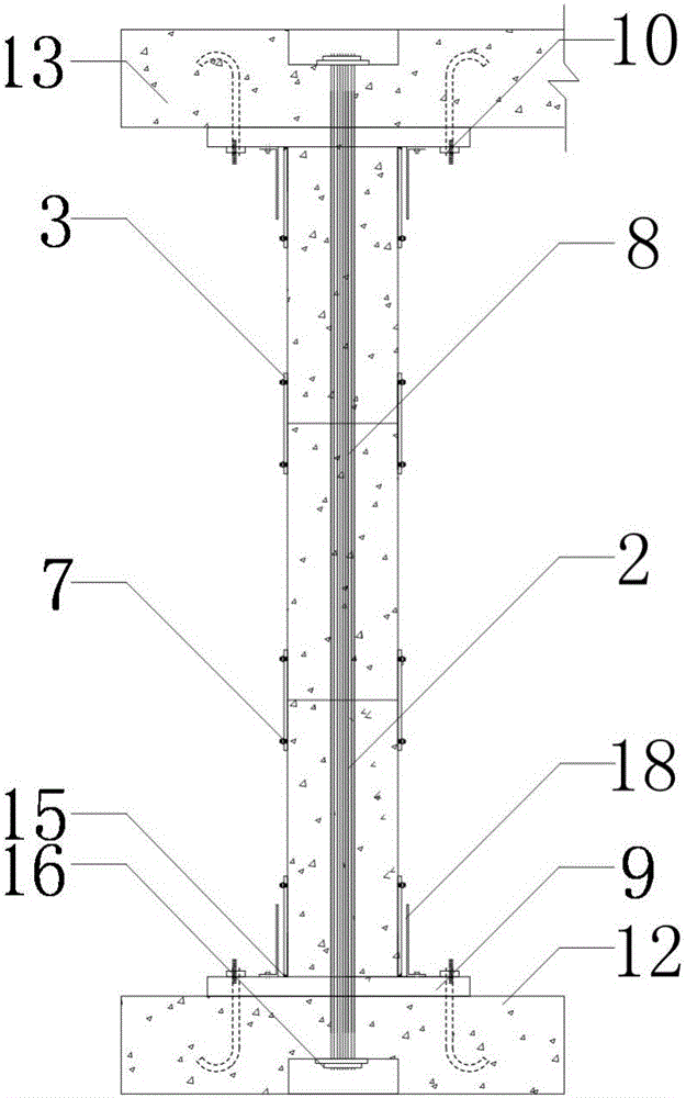 Damage-controllable self-resetting section prefabricated assembled steel pipe concrete bridge pier and manufacturing method thereof