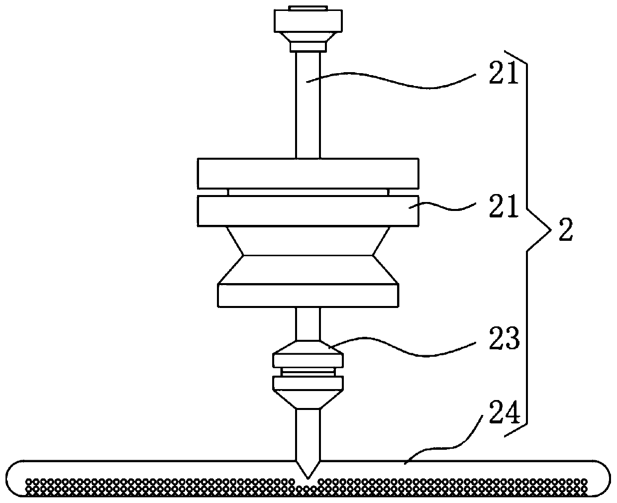 Anti-blocking type conversion inlet gas-liquid separator