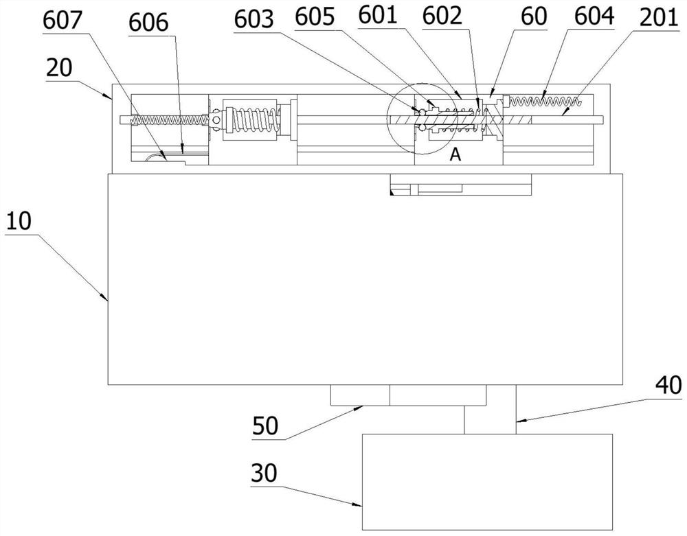 Self-cleaning device and cleaning method in waste gas treatment process