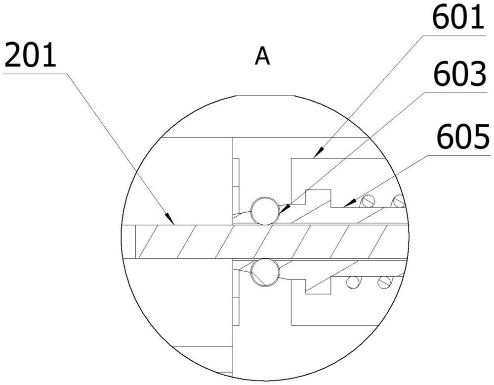 Self-cleaning device and cleaning method in waste gas treatment process