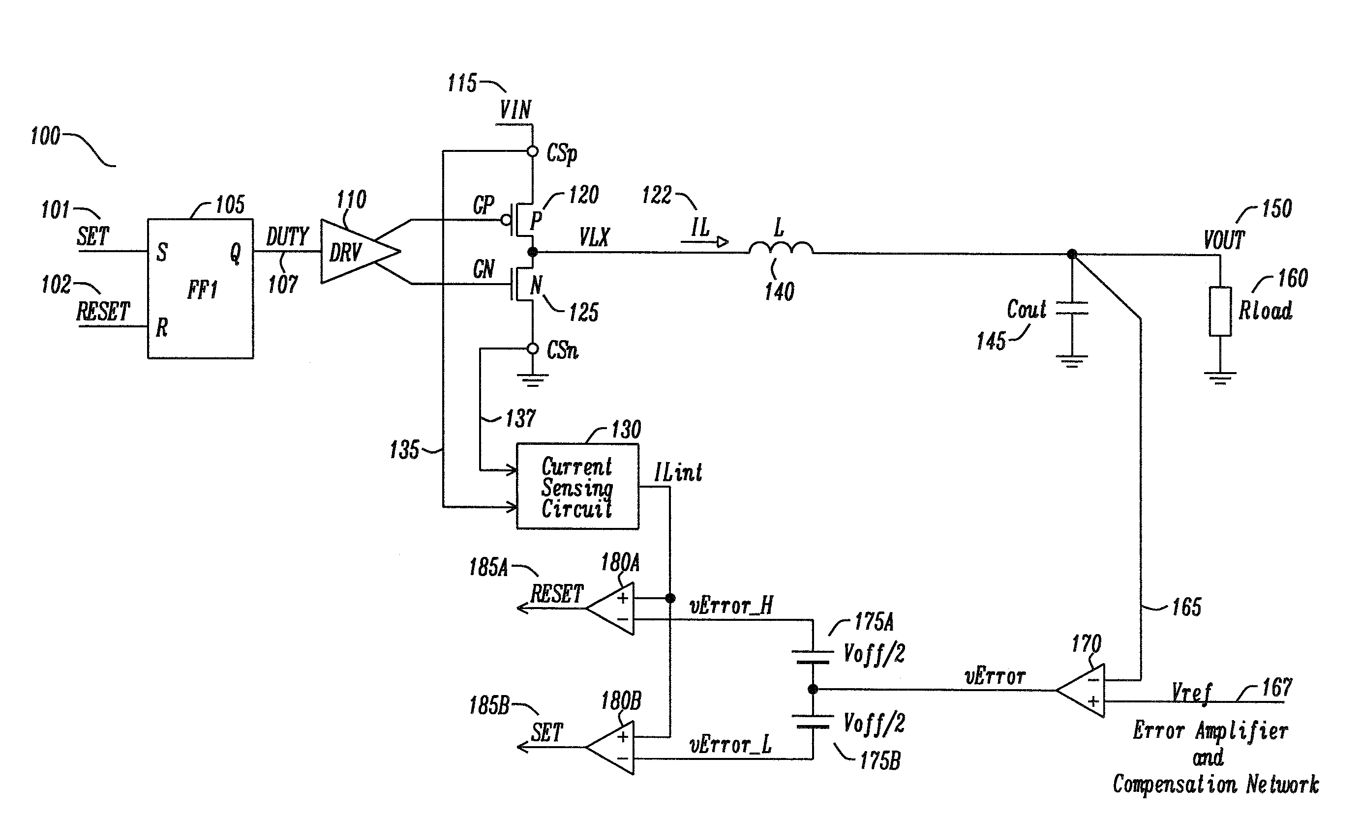 Control Scheme for Hysteretic Buck Controller with Inductor Coil Current Estimation