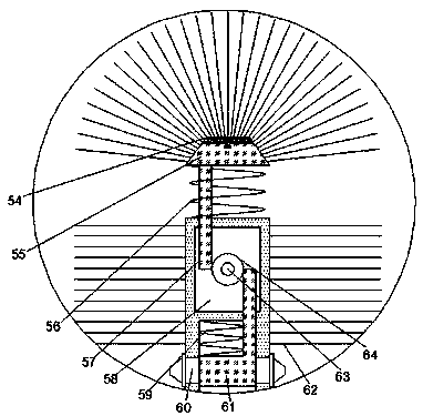 Secondary recycling cleaning device of glass beverage bottles