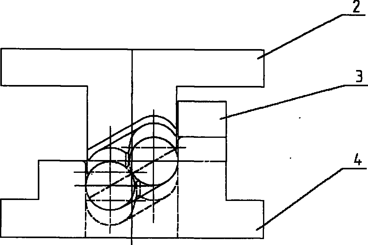 Method for forming 30 degree double-R tube of gasification furnace internal component