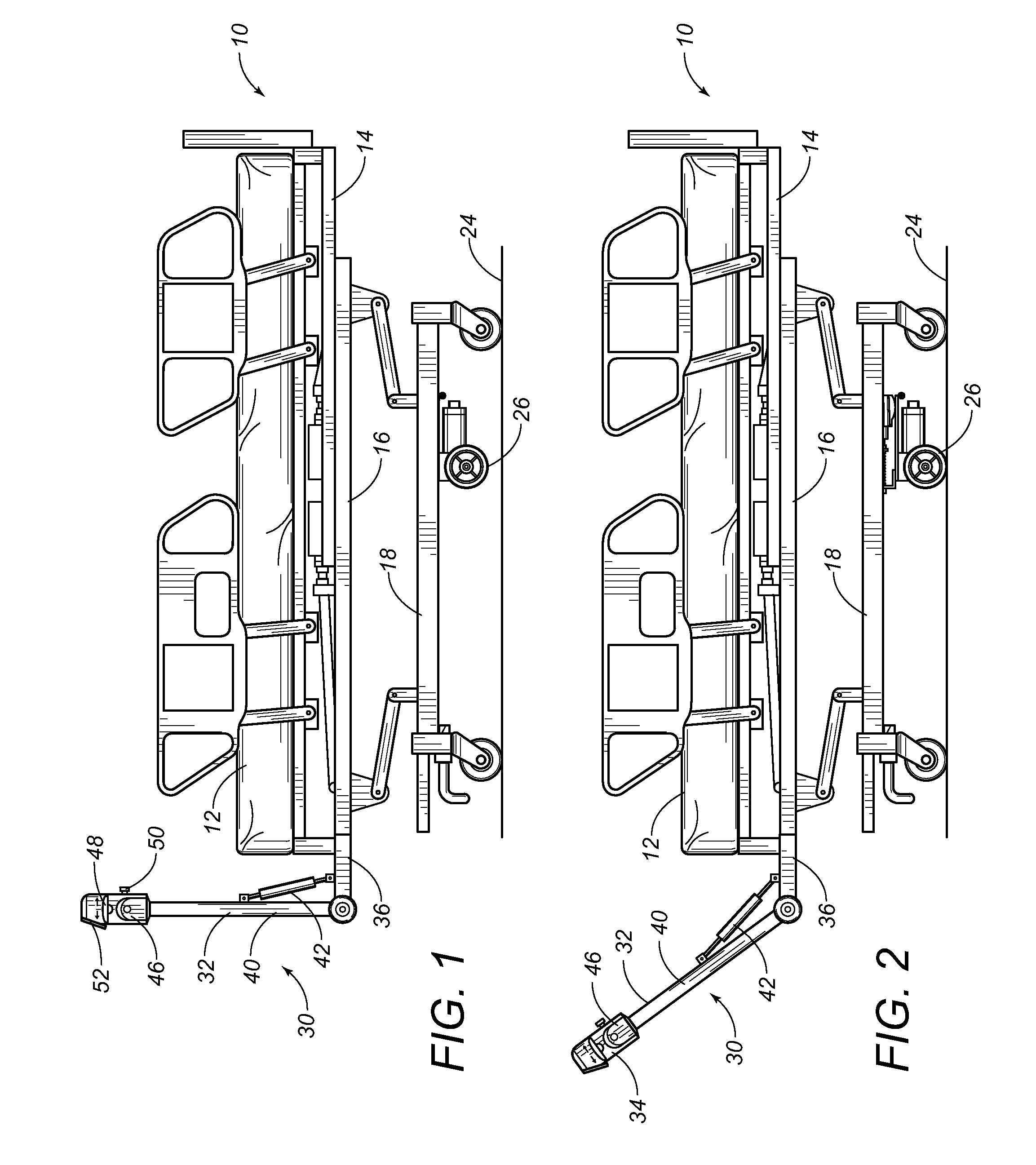 Power assist apparatus for use with a hospital bed