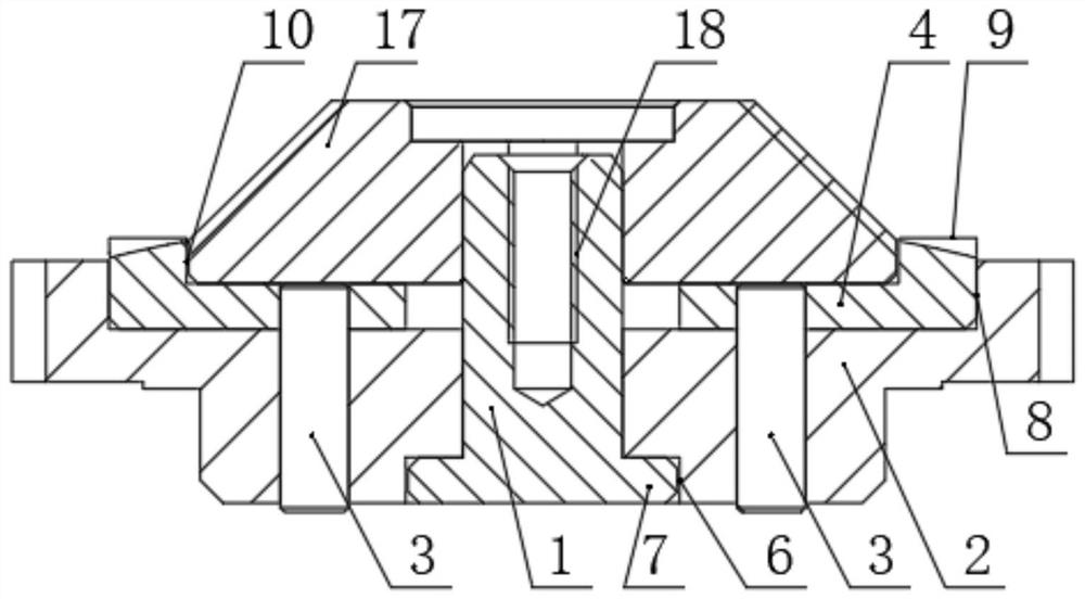 Combined cutting tool for automatic grinding device of spotwelding electrode