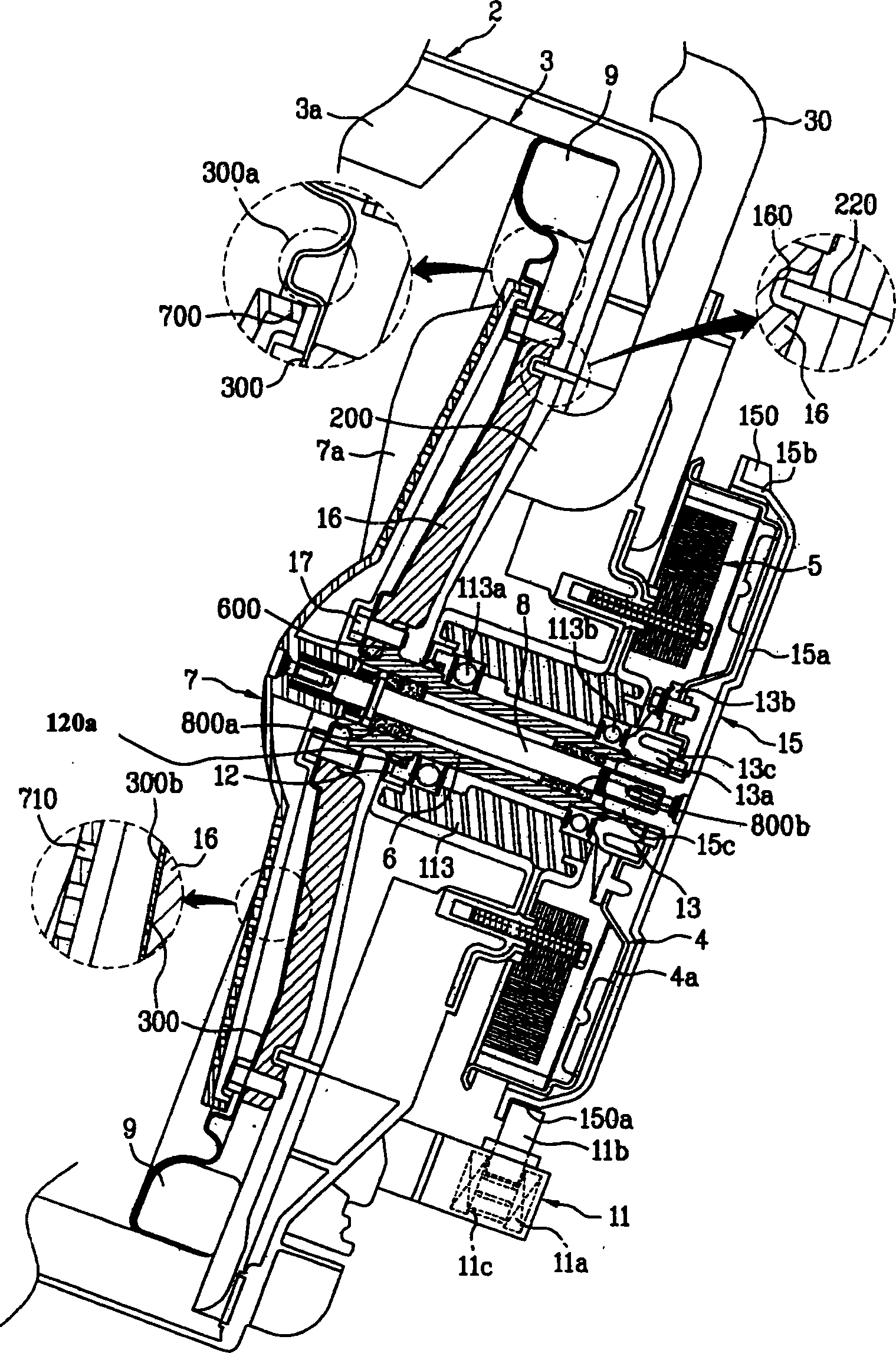 Inclined rotary drum washing machine with pulsating wheel and drying function and control method thereof