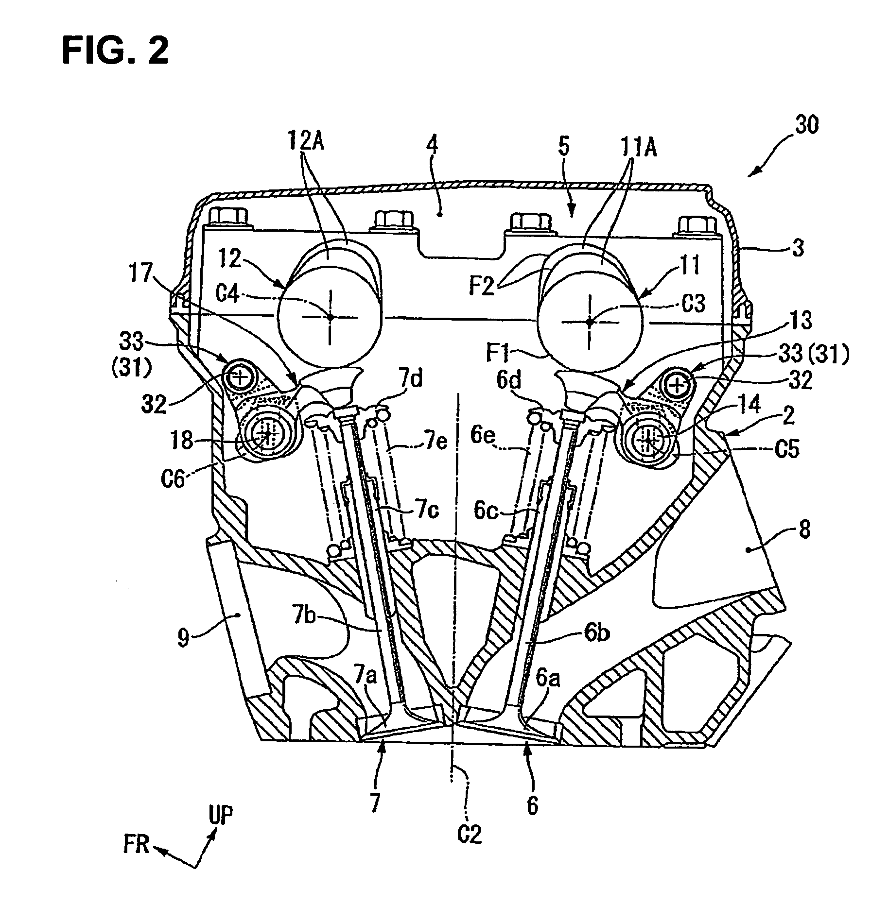 Internal combustion engine with variable valve control system
