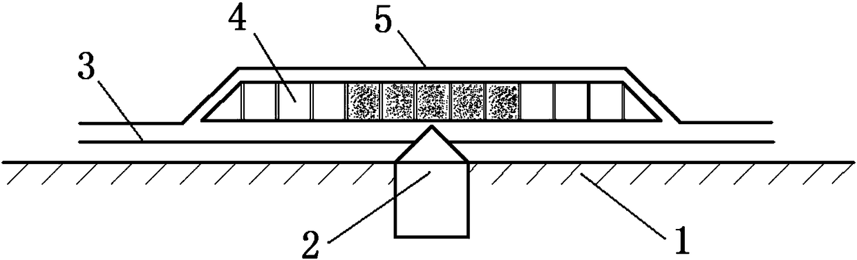 Positioning and punching method for composite material honeycomb sandwich part packing area