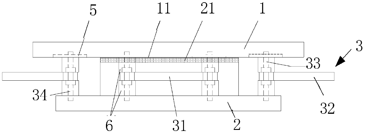 A damping friction bearing