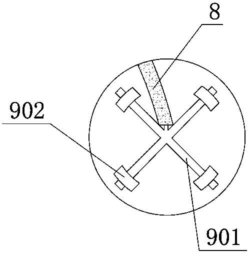 Low-damage automatic vehicle hauling device for road traffic