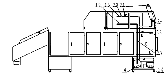 Energy-saving electromagnetic heating type tea leaf drying machine