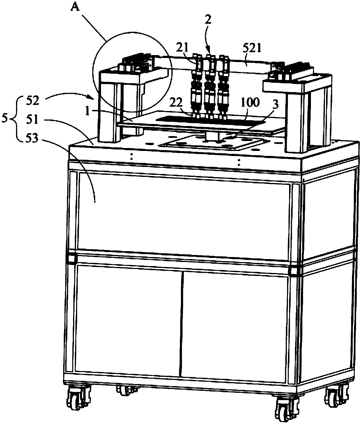 Keyboard tester and testing equipment