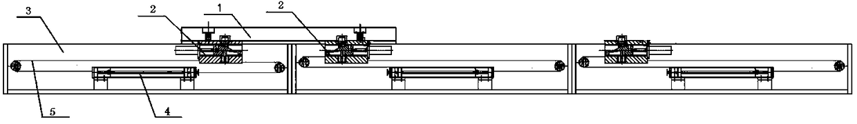 Combined use method of a combined multifunctional slide table