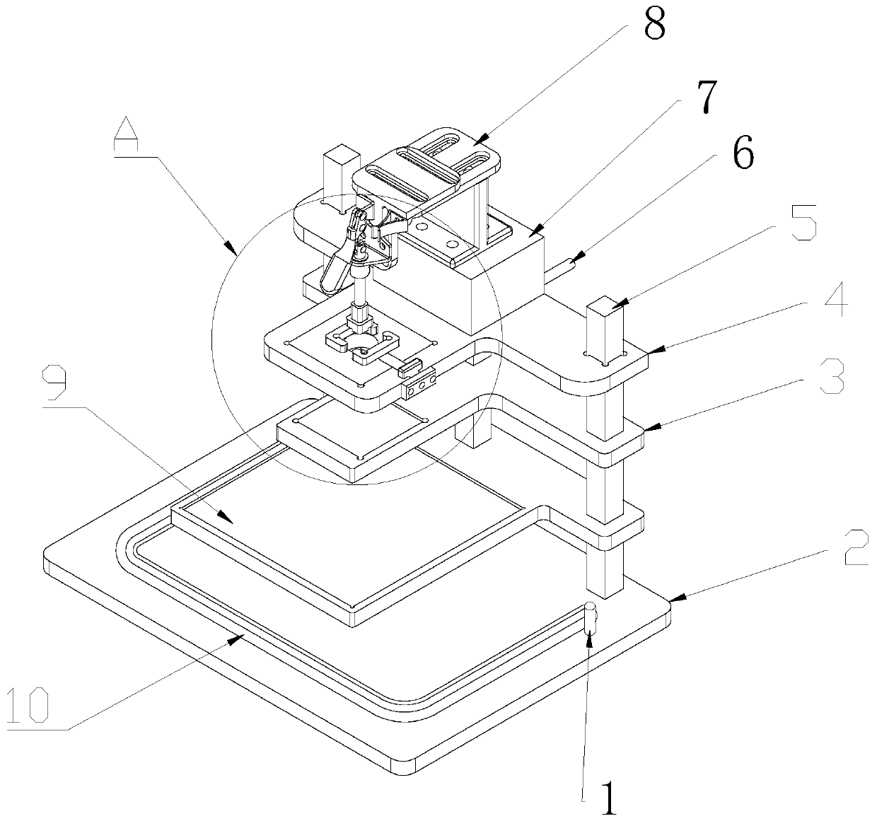 Camera optical center testing method