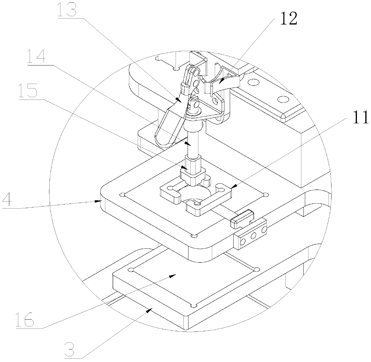 Camera optical center testing method