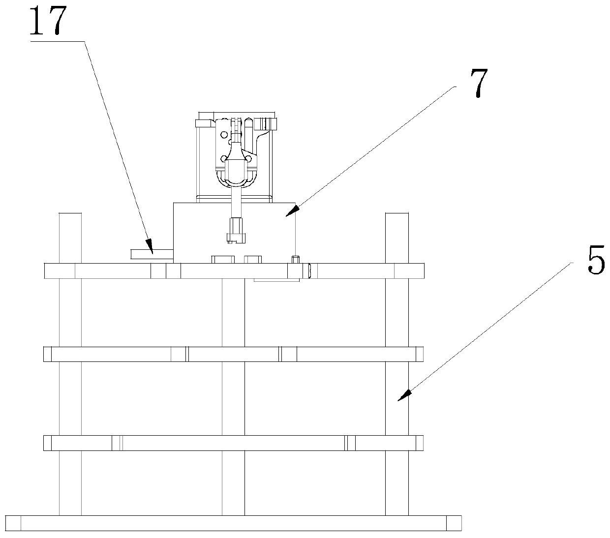 Camera optical center testing method