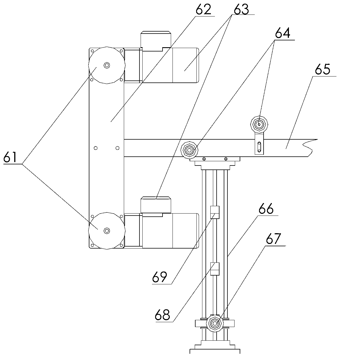 Automatic inspection device for wire rods