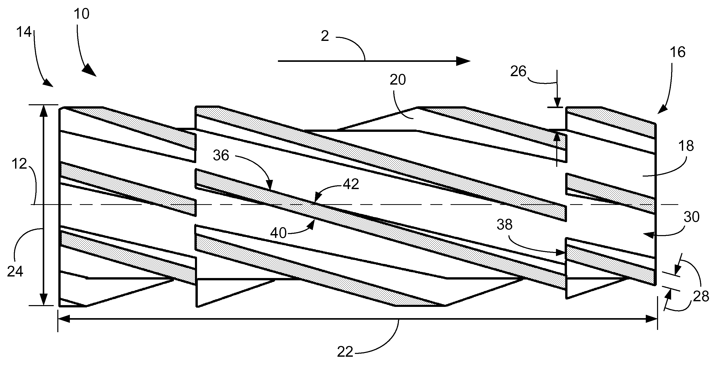 Method of cooling material using an extruder screw configured for improved heat transfer