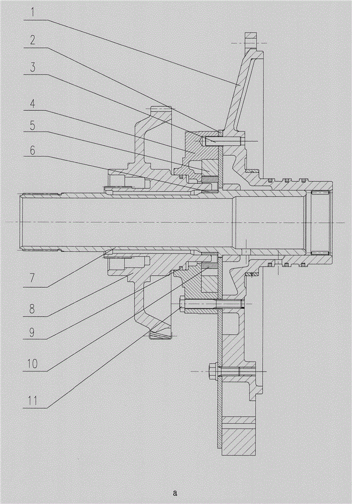 AT speed variable box large displacement rotor type internal meshing gear pump