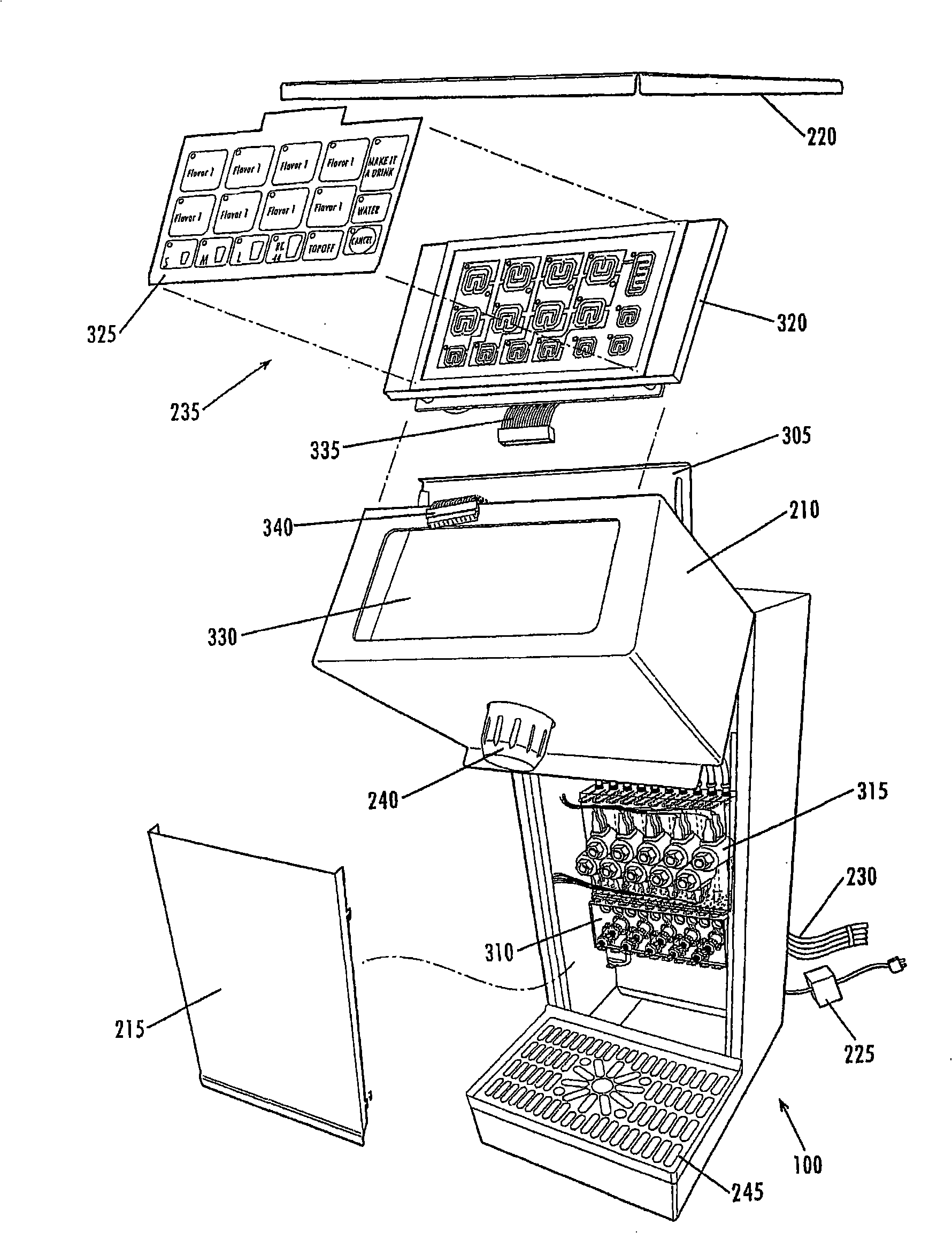 Systems and methods for dispensing flavor doses and blended beverages