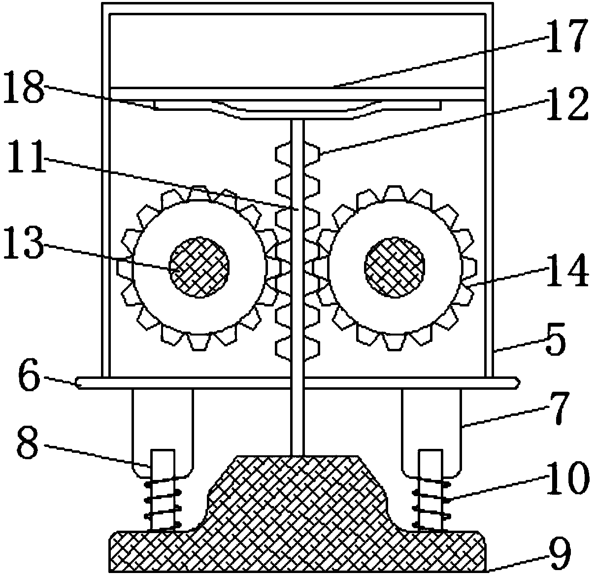 Large-sized laser cutting equipment convenient to move