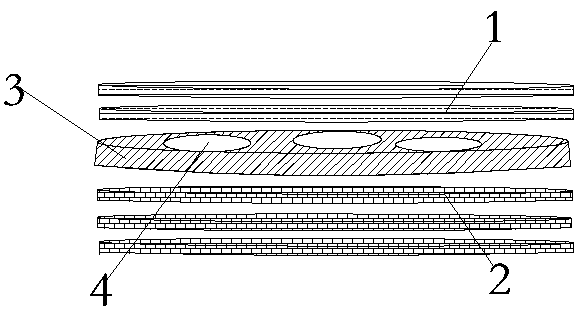 Sensing combination gap sheet and machining method thereof