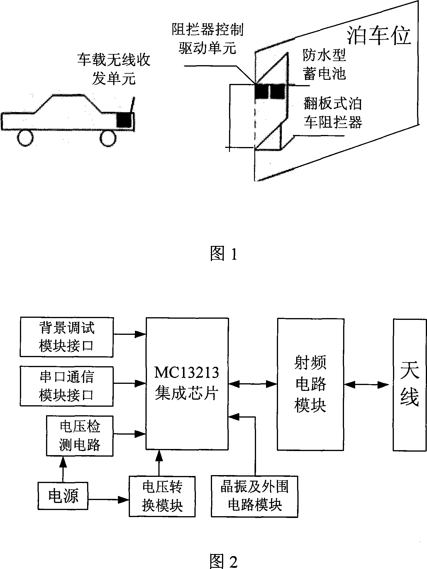 Intelligent wireless managing system facing to district property owner having parking position