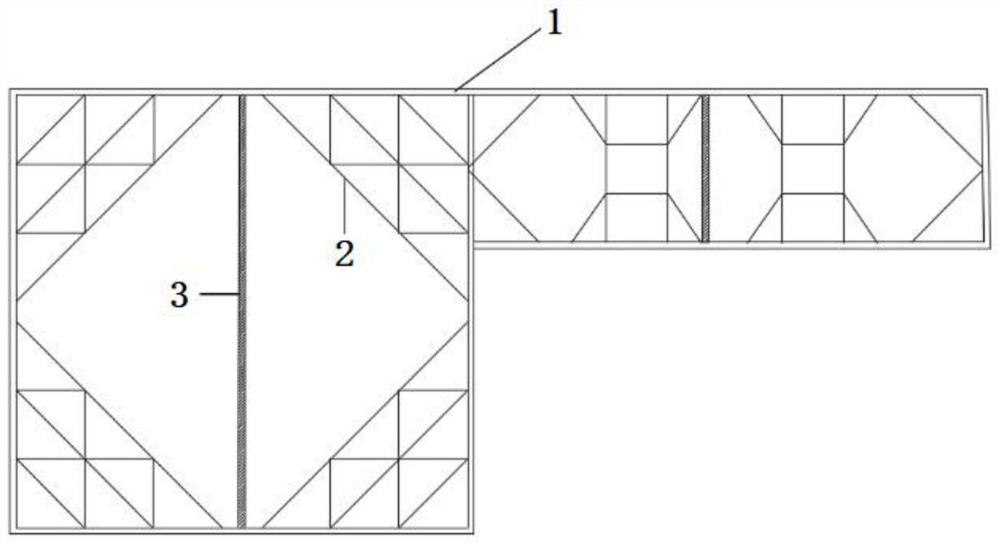 Structure for controlling foundation pit deformation and construction method