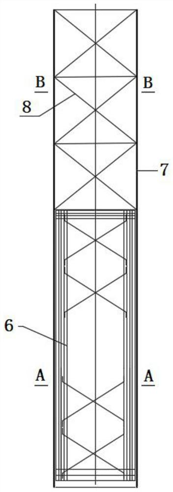 Structure for controlling foundation pit deformation and construction method