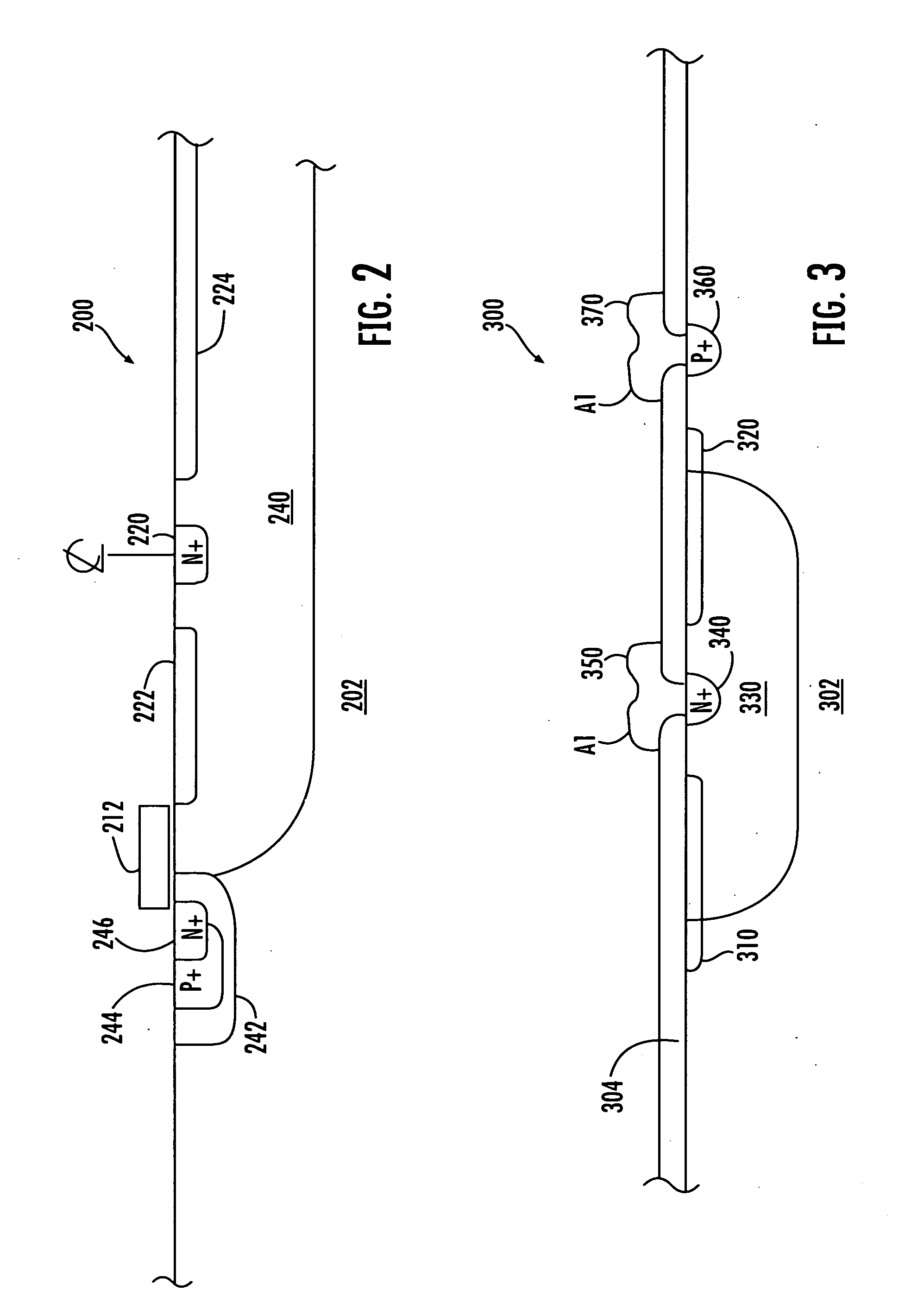 Depletable cathode low charge storage diode