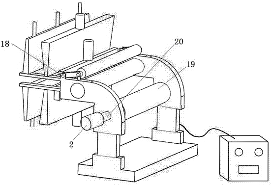 Strip conveying device used for ultrasonic consolidation additive manufacturing machine