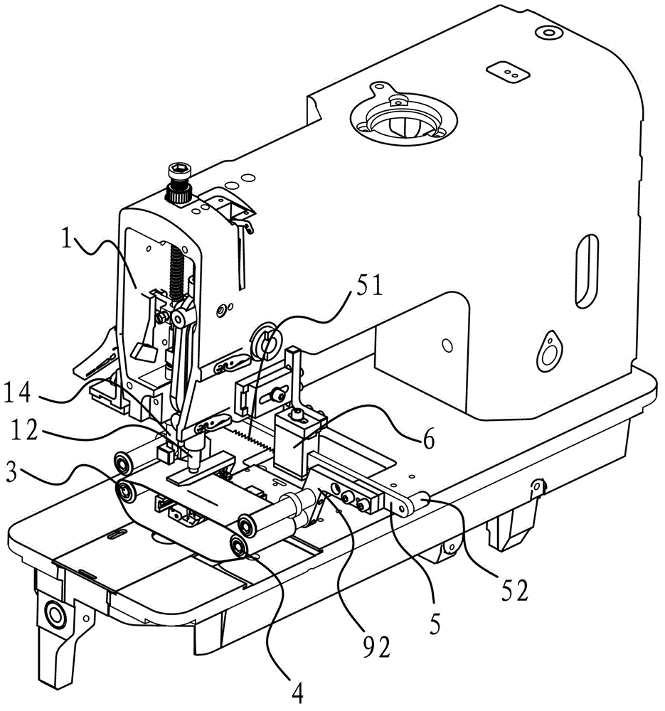 Cloth dragging device of sewing machine