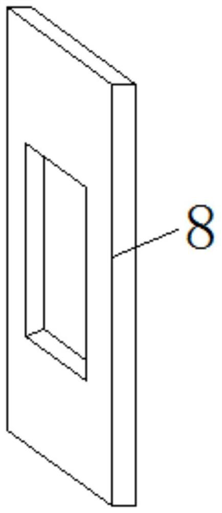 Energy-saving building eave dripping rainwater recovery device with automatic pollution discharge structure