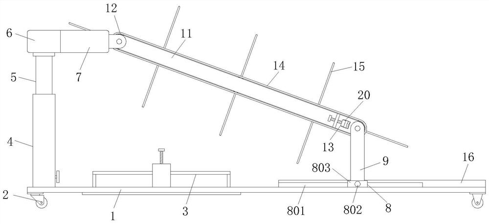 Large-diameter pipe falling-preventing device