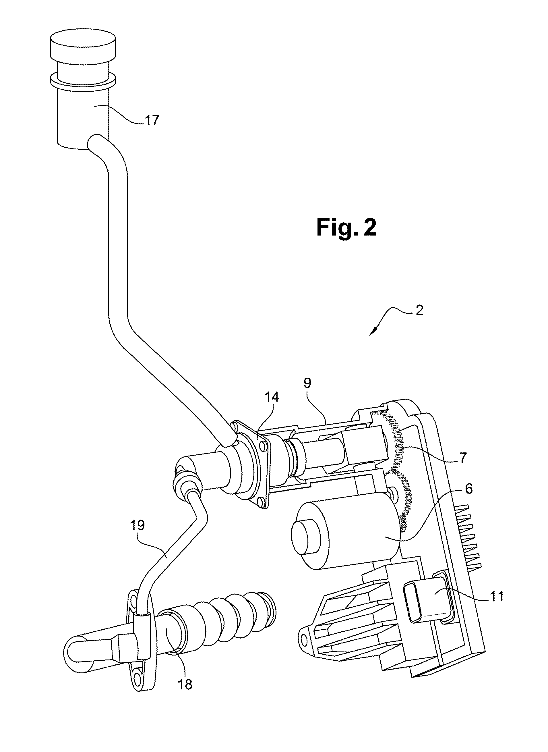Electrical actuator for vehicle transmission system