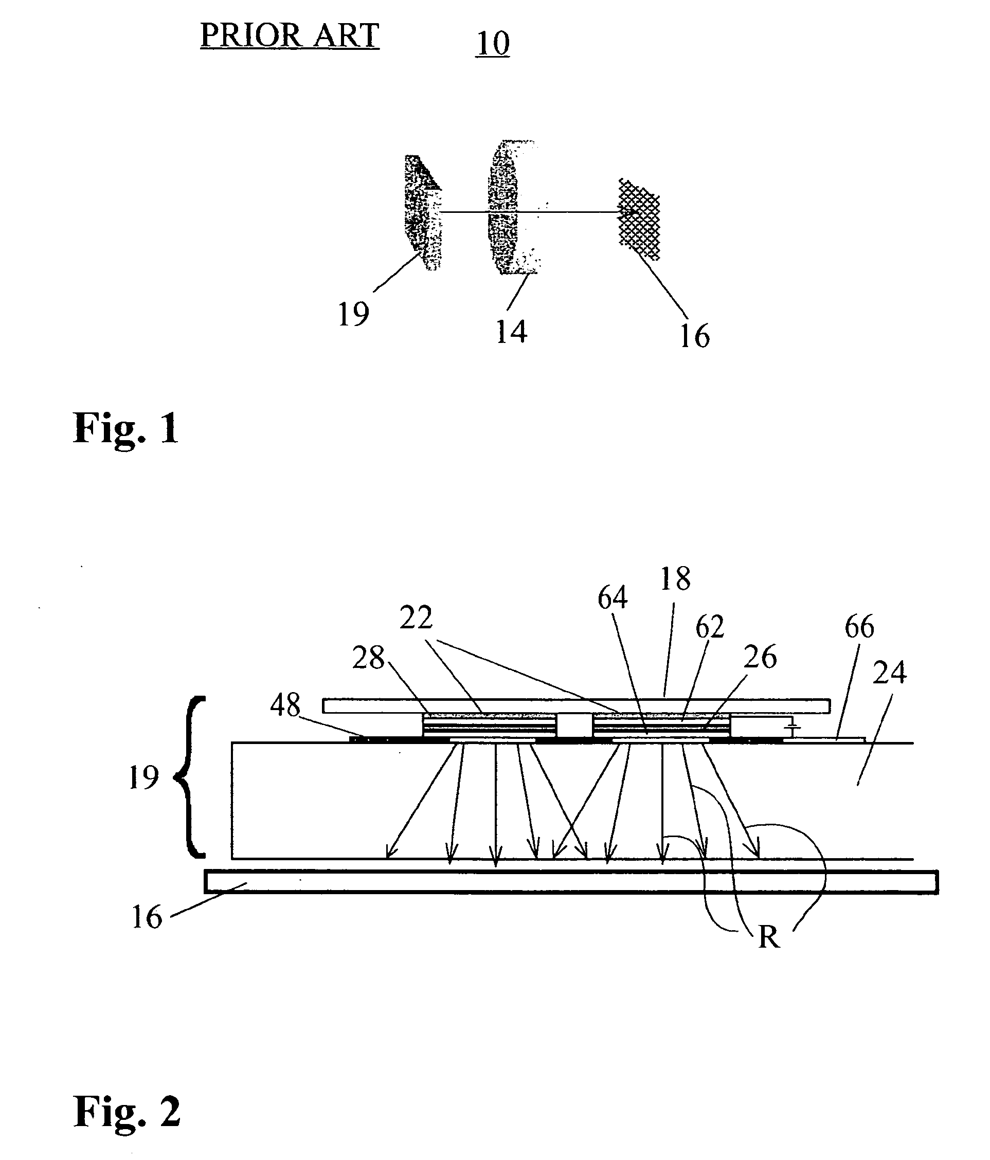 Printer using direct-coupled emissive array