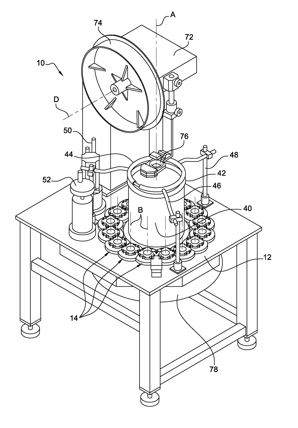 Method for cleaning a machine for braiding electrical cables