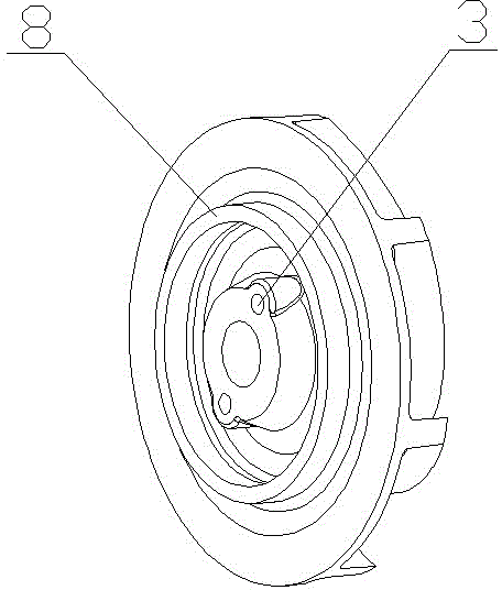 Self-circulation cooling mechanism for automobile water pump seal