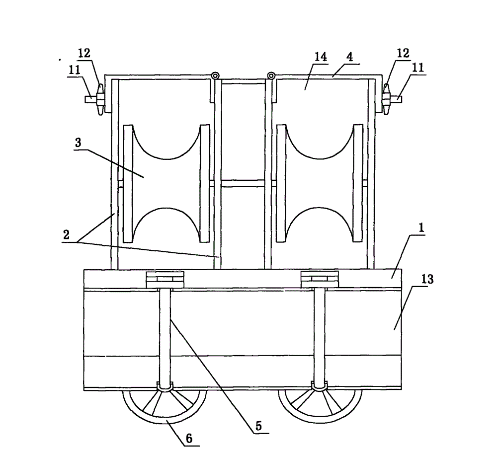 Cable pay-off device