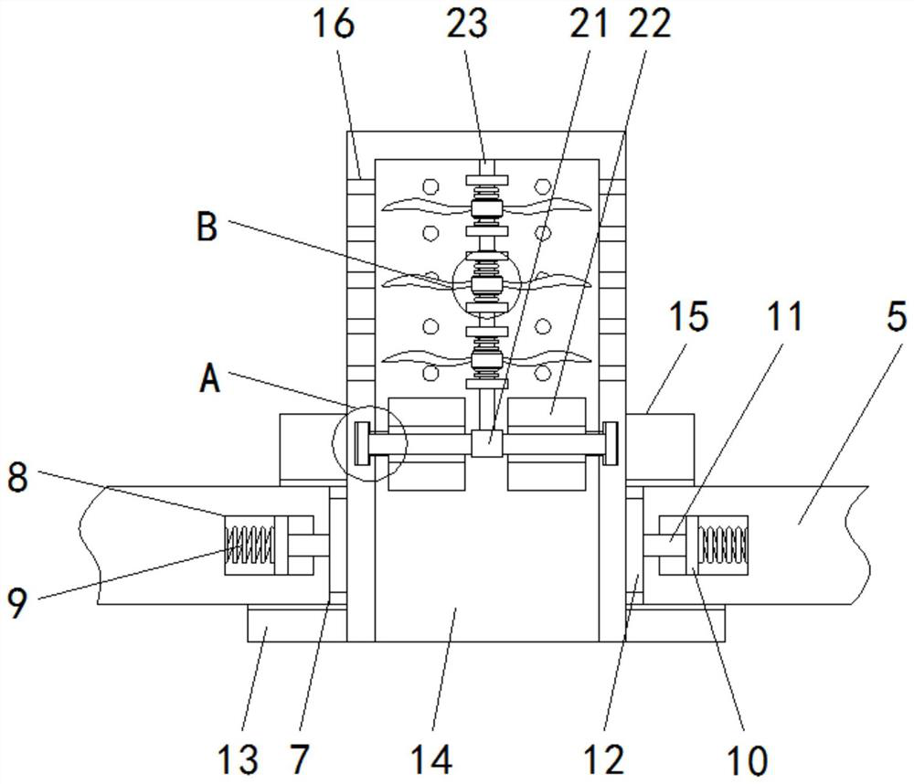 A vertical sieve plate flue gas purification tower