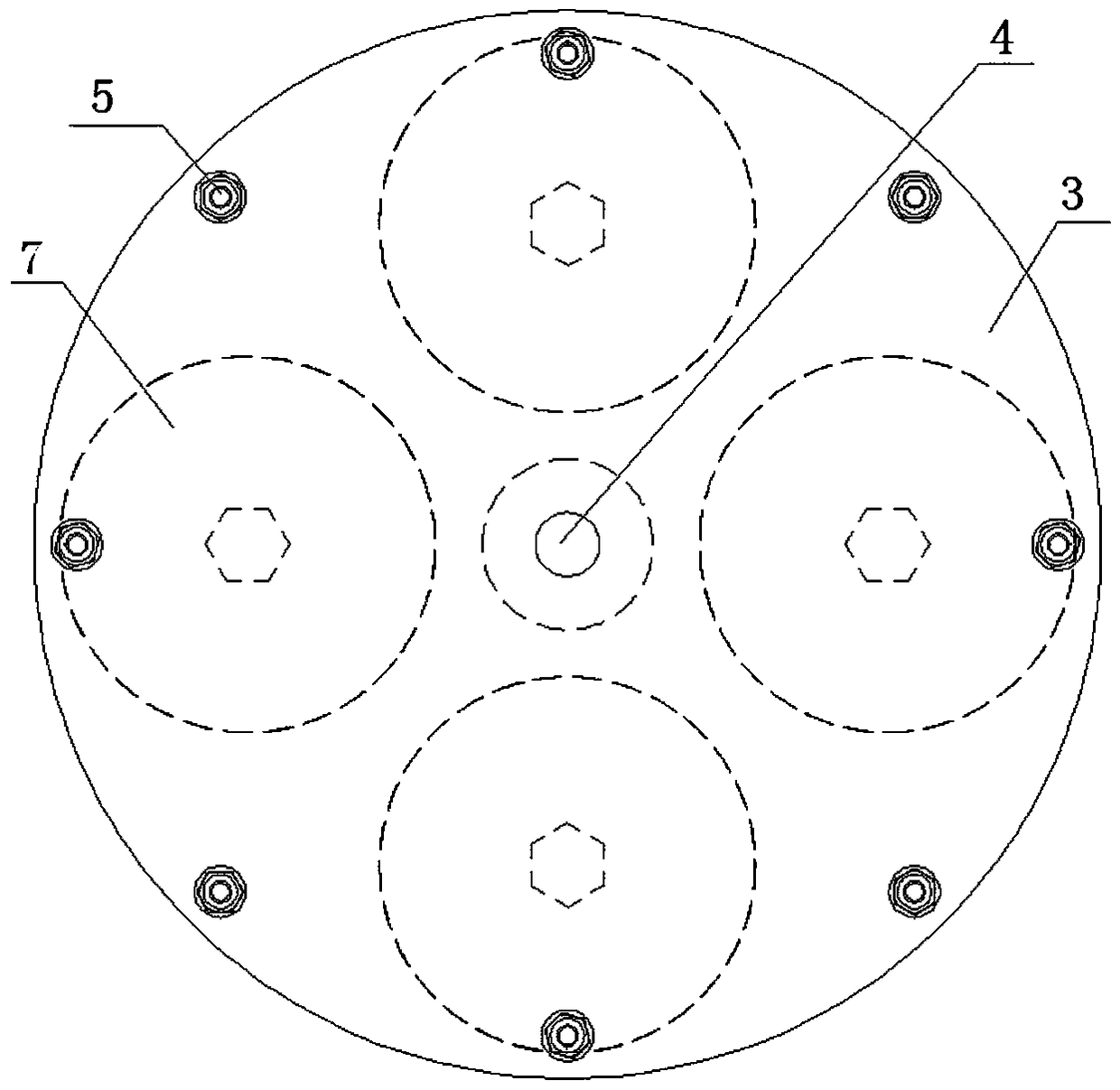 A mechanical molecular spring vibration isolation buffer device