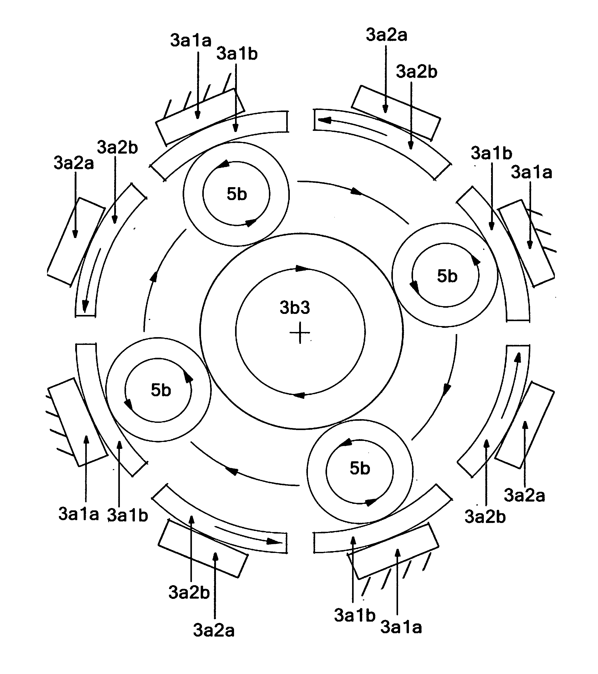 Segmented ground gear transmission (SGGT)