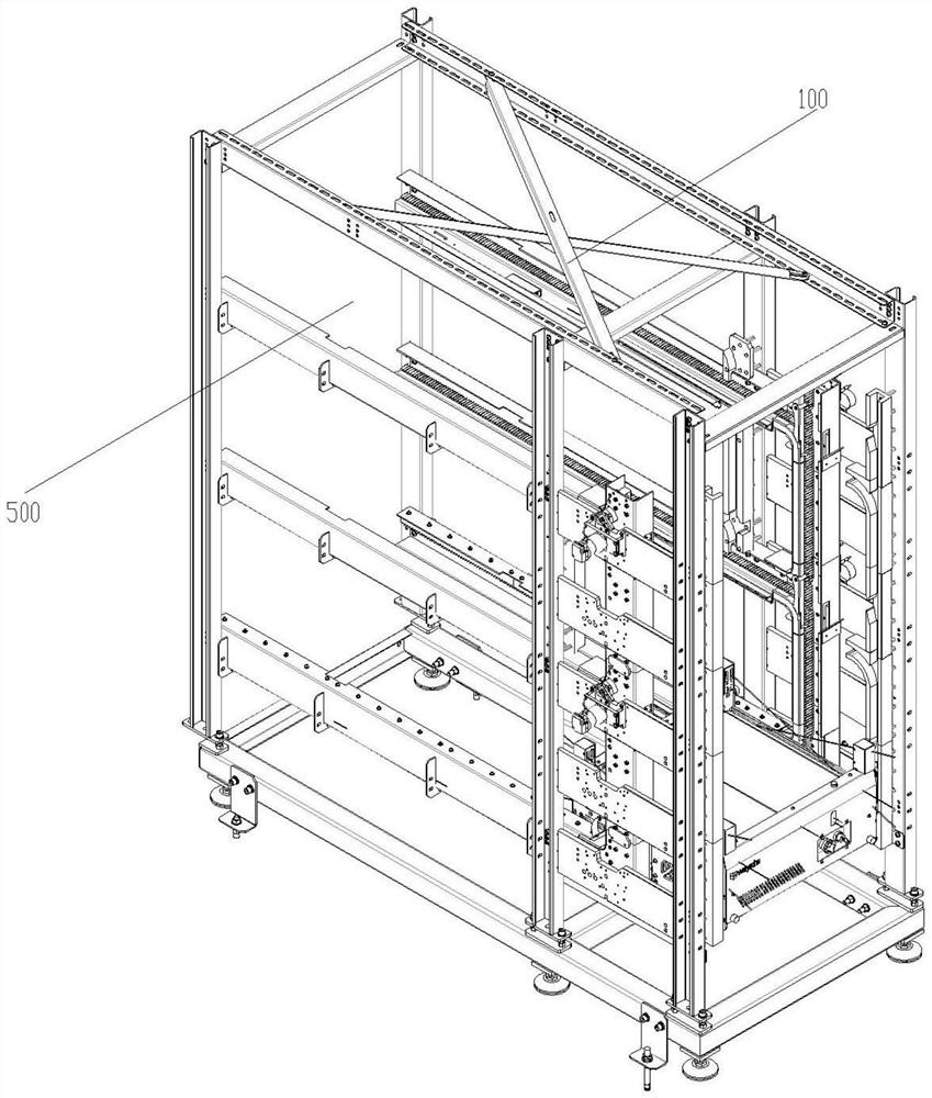 Intelligent vehicle system frame structure of sowing wall